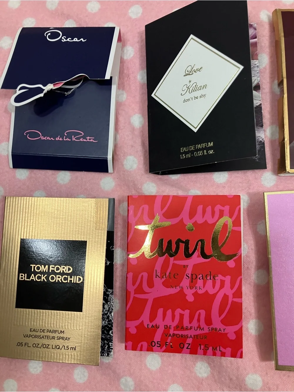 8 Samples - Designer fragrance